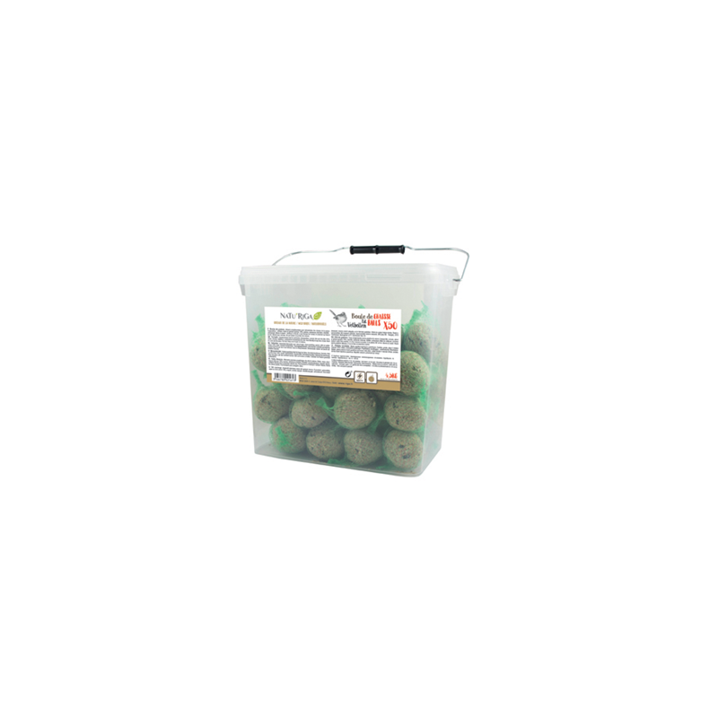 Seau boules de graisse x50